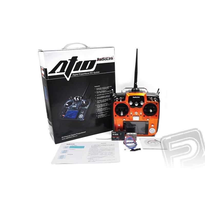 Radiocomandă RADIOLINK AT10II cu receptor R12DS și telemetrie